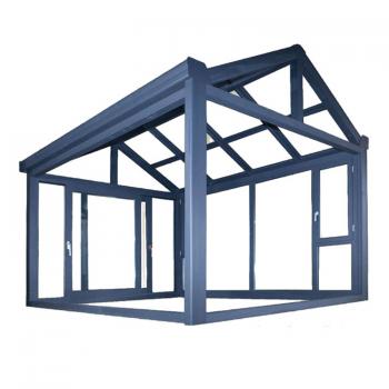 LZ-9020 别墅阳光房铝合金双层钢化玻璃窗