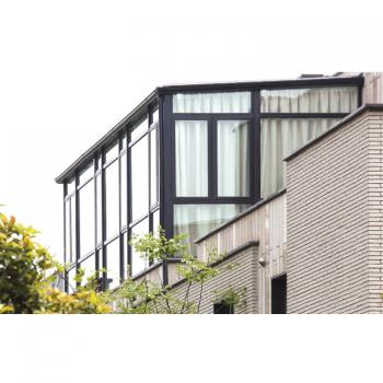 LZ-9025 阳光房铝合金双层钢化玻璃窗